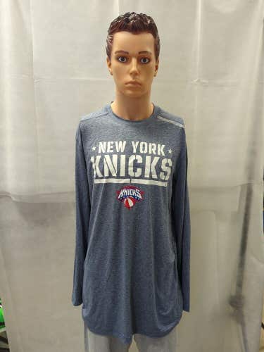 Game Used New York Knicks Salute To Service Shooting Shirt LT Obi Toppin