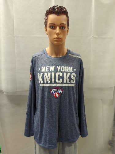 Game Used New York Knicks Salute To Service Shooting Shirt L Nerlens Noel