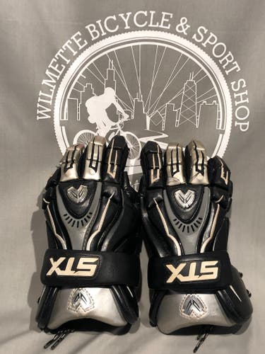 Used STX Chopper Lacrosse Gloves