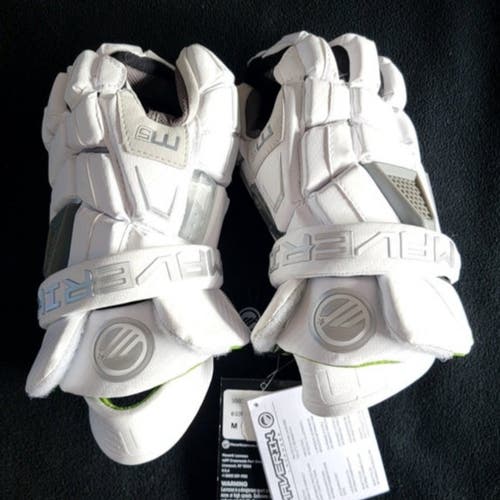 Brand New 13"(L) Maverik M5 Lacrosse Gloves - Large