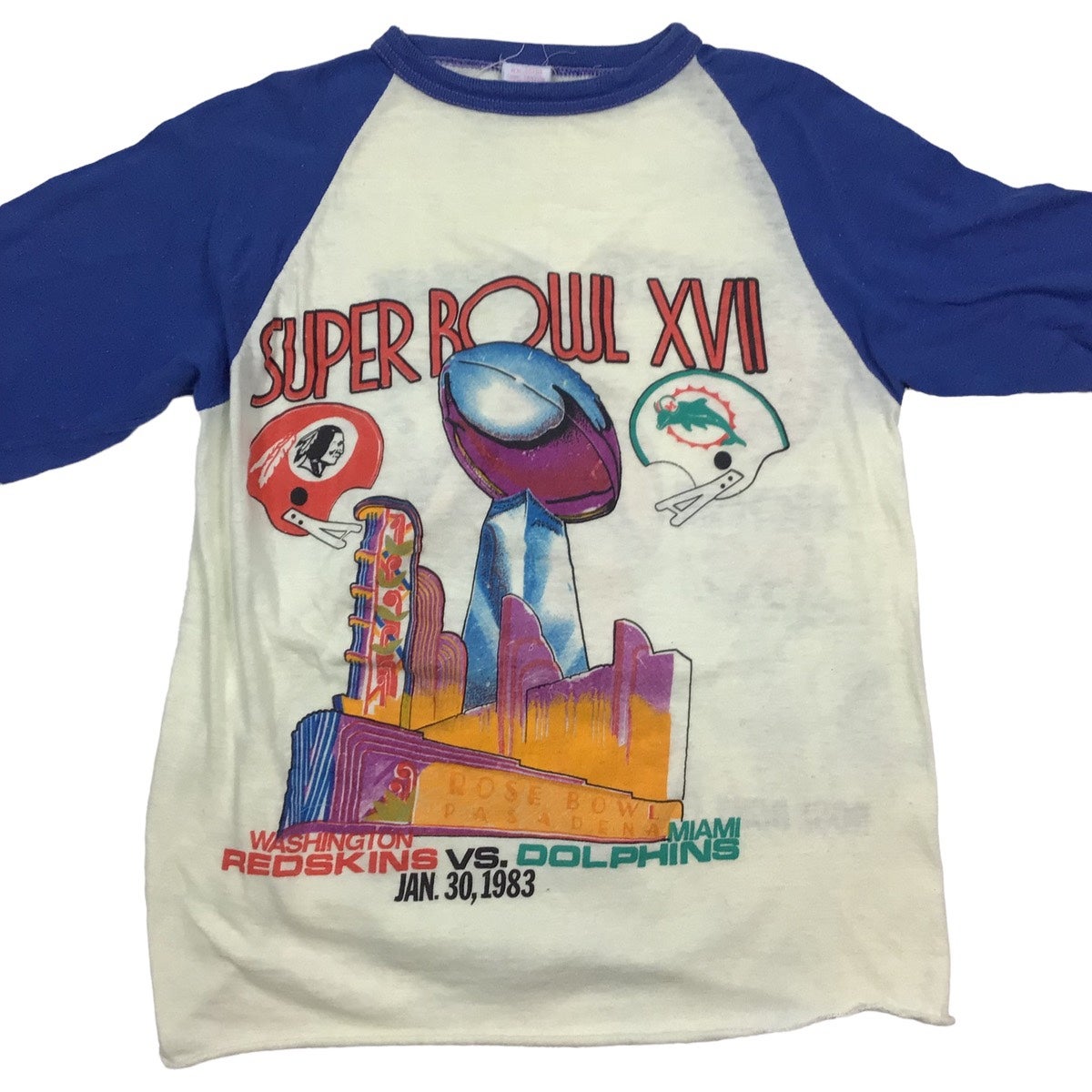 Vintage 1980s XVII Super Bowl 1984 Single Stitch T-shirt 