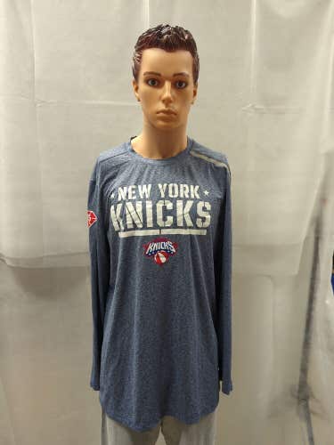 Game Used New York Knicks Salute To Service Shooting Shirt XLT Taj Gibson
