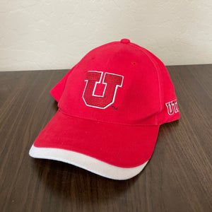 Utah Utes NCAA SUPER AWESOME UTAH CAMPUS STORE Red Adjustable Strap Cap Hat!