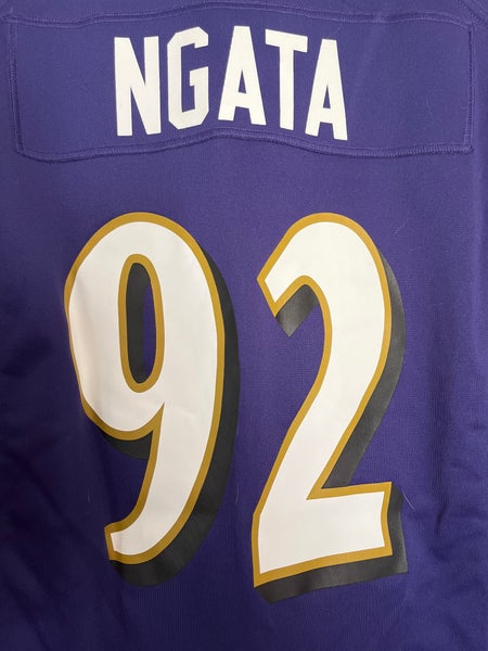 Reebok Baltimore RAVENS 92 Haloti Ngata Football Jersey Size 