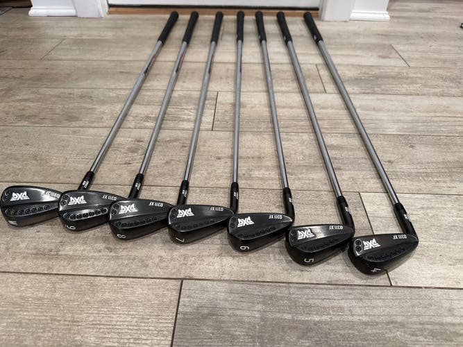 PXG Gen 2 MENS Left Hand Stiff Flex Steel Shaft 0311XF Iron Set
