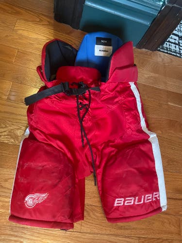 Detroit Red Wings Medium Bauer Nexus Hockey Pants Pro Stock