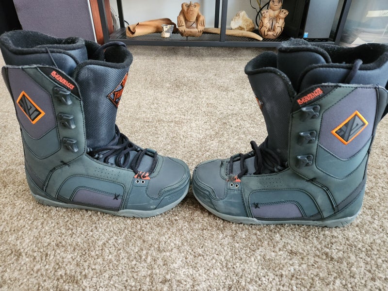 Men's Used Size 10 (Women's 11) K2 Threat Snowboard Boots Soft Flex All Mountain
