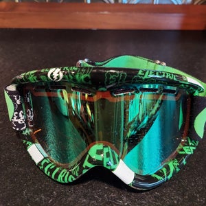 Used Electric Ski / Snowboard Goggles (Green Frame, Black Strap)