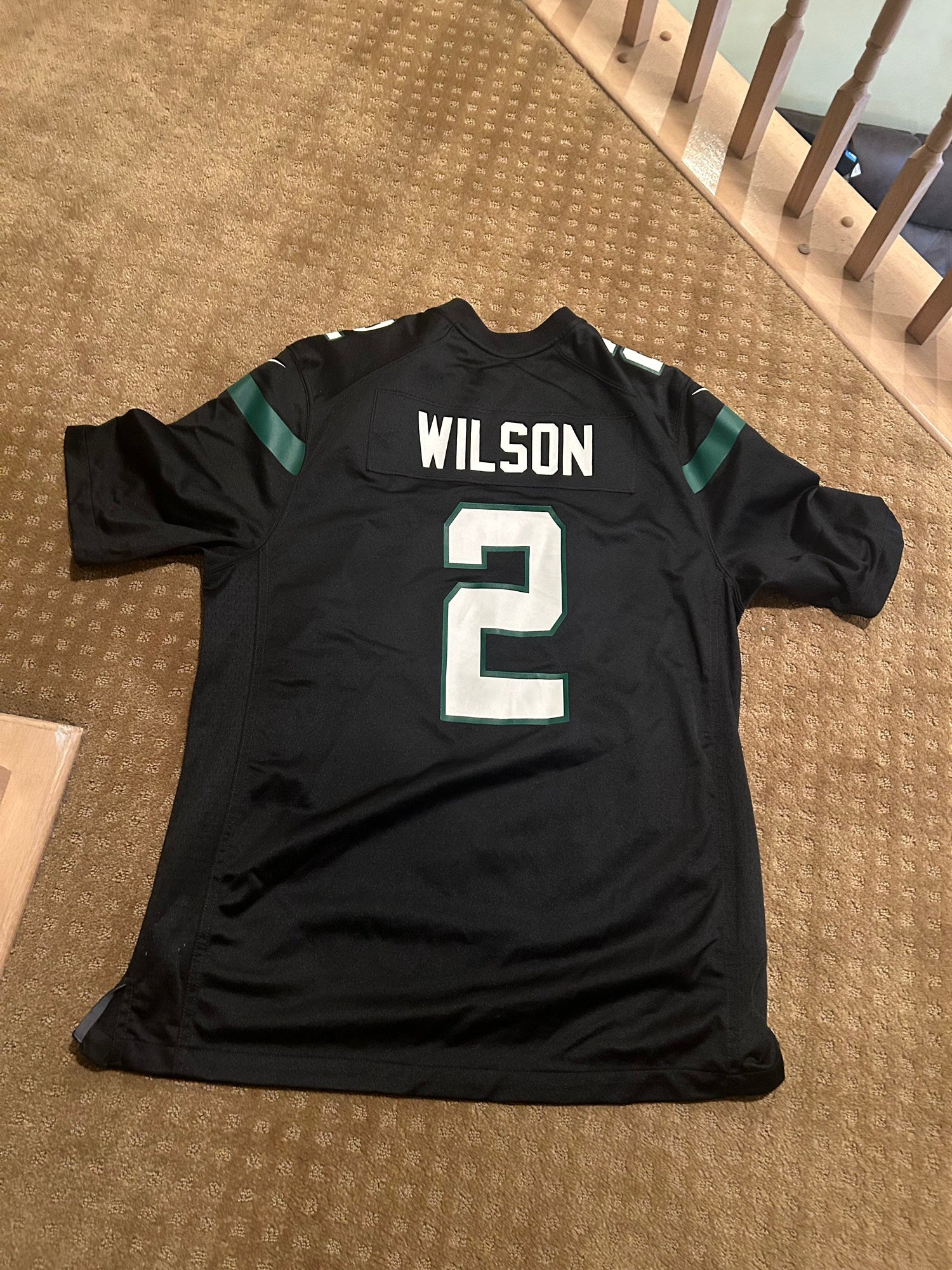 Zach Wilson Nike New York Jets Women's Game Jersey - Stealth Black