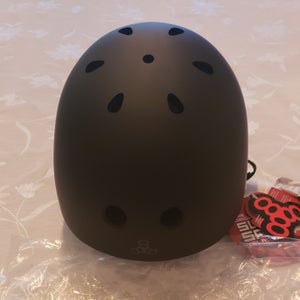 New TRIPLE 8  SWEAT SAVER Helmet-Black Rubber - Small
