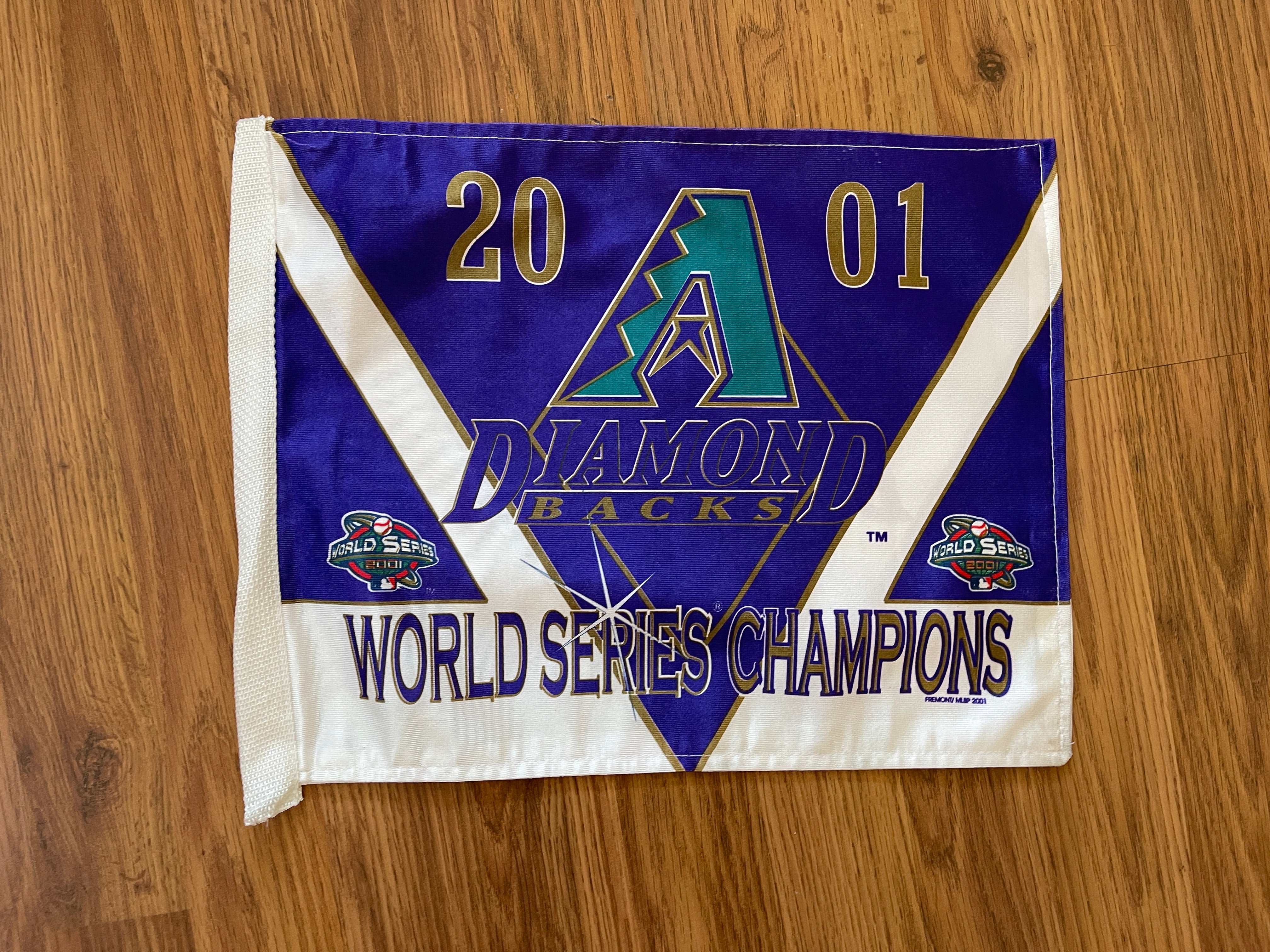 Arizona Diamondbacks MLB BASEBALL 2001 World Series Champions Fan Cave  Bandana!