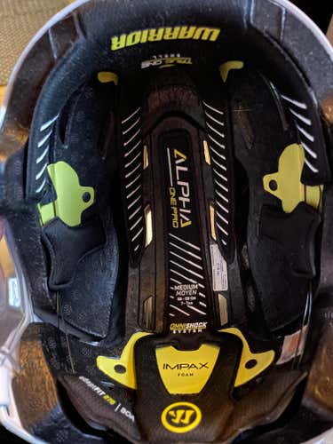 Used Medium Player's Warrior Alpha One Pro Helmet