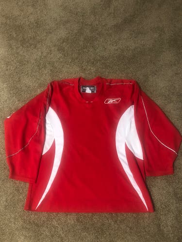 Red Retro Reebok jersey