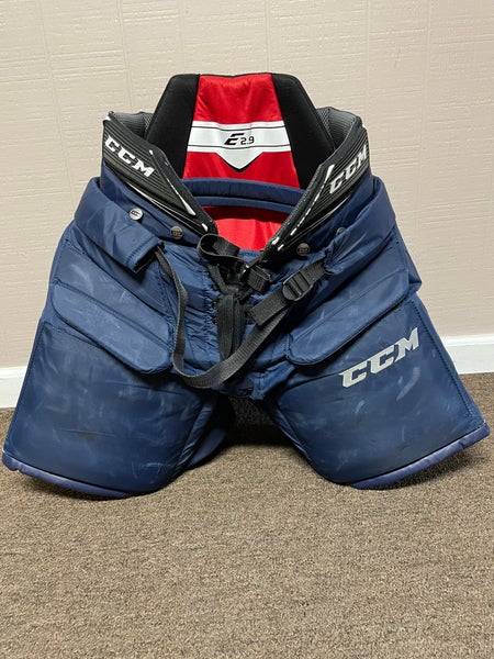Senior Small CCM E2.9 Hockey Goalie Pants Navy