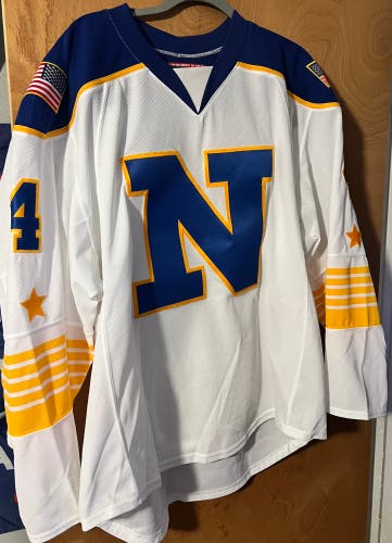 Game Worn Norfolk Admirals Michael Young Jersey