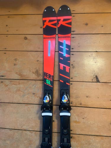 Rossignol Hero Men’s FIS Slalom Race Skis 165cm with SPX 15 Bindings