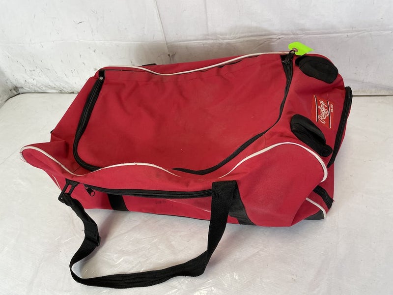Used Rawlings Covert Players Baseball And Softball Duffle Bag Equipment
