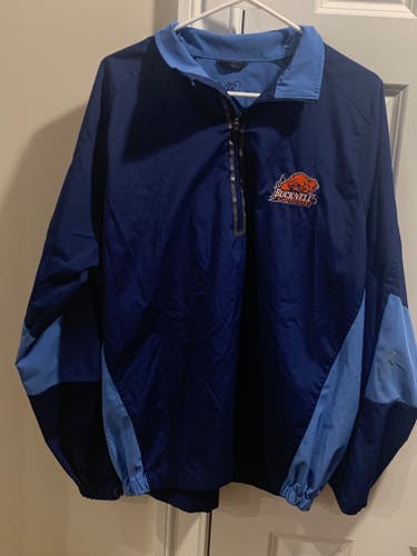 Navy Blue Bucknell Lacrosse 1/4 Zip Fleece