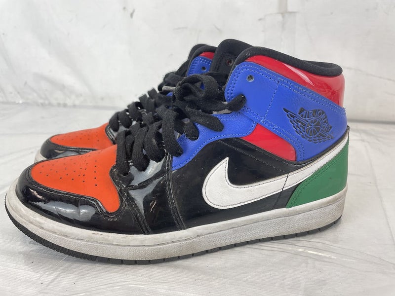 Air Jordan 1 Mid SE Patent Basketball Shoes