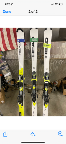 Used HEAD 151 cm Racing World Cup i RD Slalom Skis