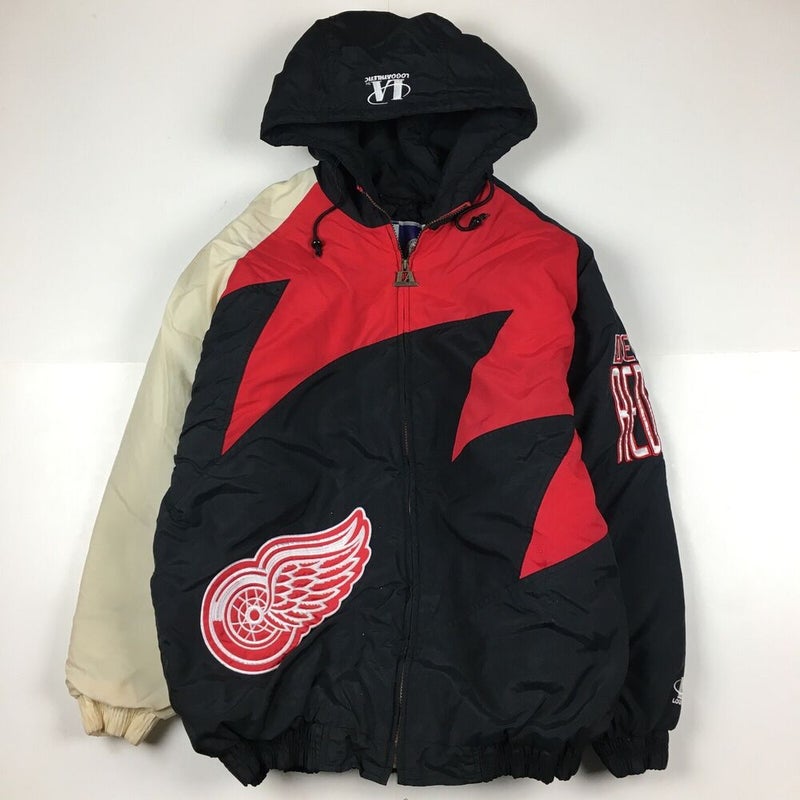 1990's DETROIT RED WINGS STARTER COAT S - Classic American Sports