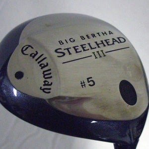 Callaway Steelhead III 5 wood (Graphite Fujikura Senior) 5w Big Bertha Golf Club