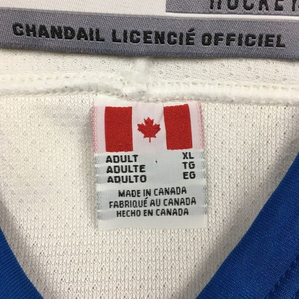 Quebec Nordiques CCM Vintage Hockey Jersey White Away Retro Adult XL