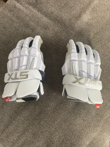 Used Player's STX Surgeon RZR Lacrosse Gloves 14"