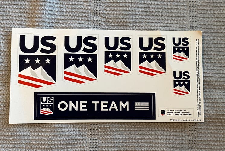 US Ski Team Stickers