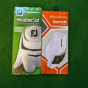 New Mens Footjoy and Tommy Armour Golf Glove Size XL Goes on RH (for LH players)