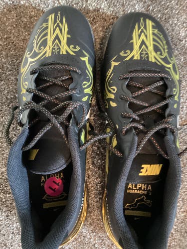 Black Men's Turf Nike Nike alpha huarache elite 3