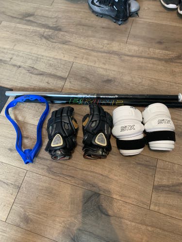 Used Maverik 13" Rome NXT Lacrosse Gloves And Extras