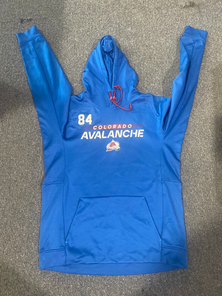 Used XL Colorado Avalanche 2022-23 Camp Player Hoodie size XL