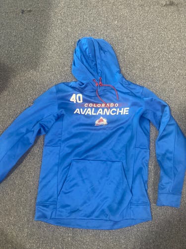 Used Colorado Avalanche 2022-23 Camp Player Hoodie Size Large Select your Number
