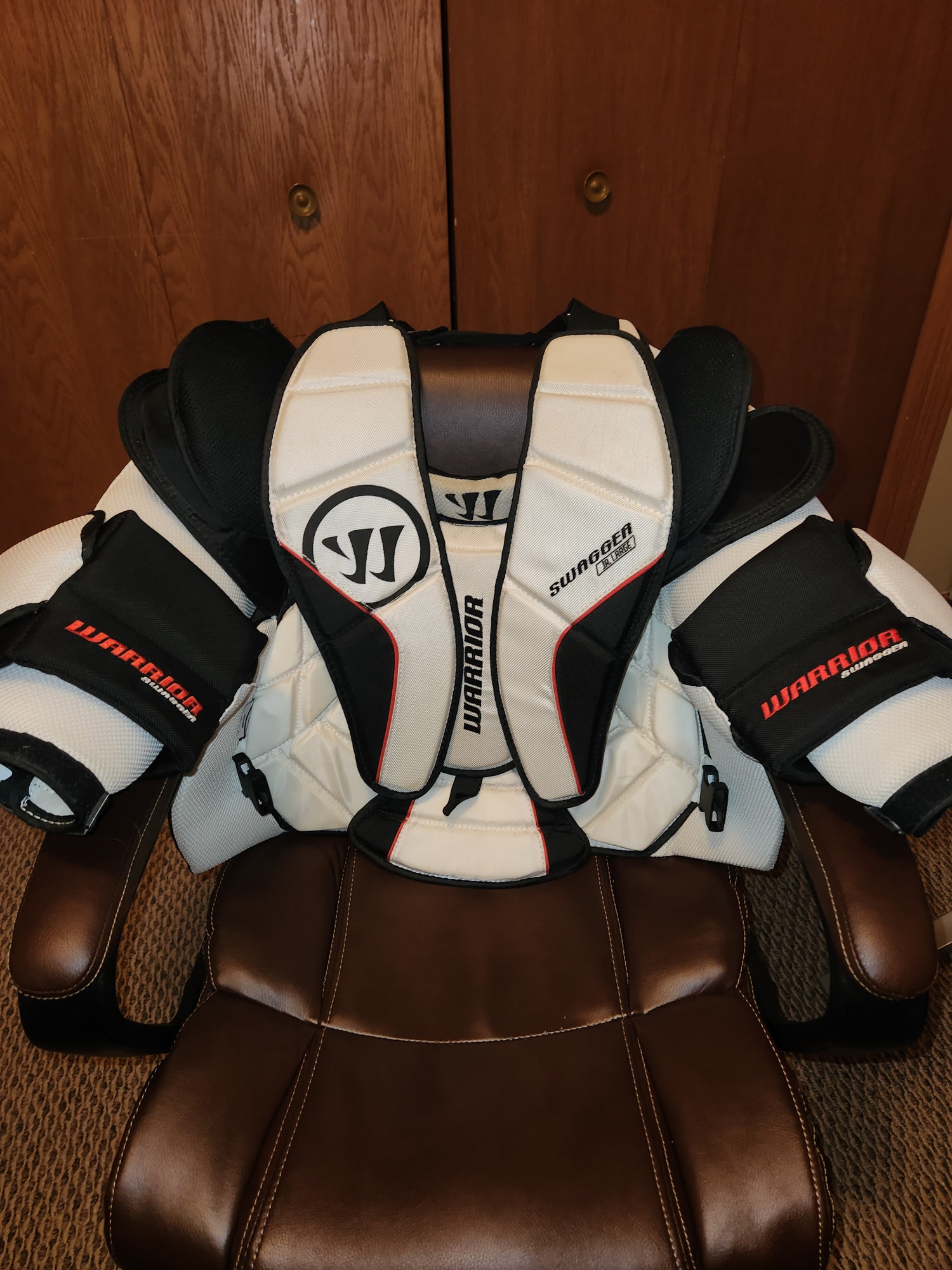 Used Large Warrior Goalie Chest Protector SidelineSwap