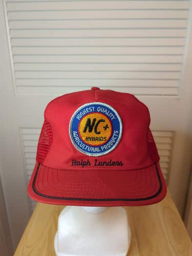 Vintage NC+ Hybrids Mesh Trucker Snapback Patch Hat