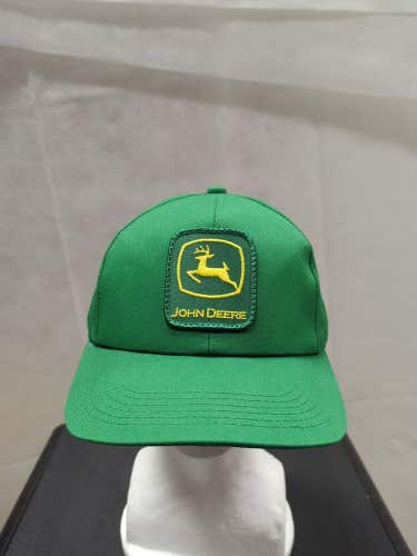 Vintage John Deere K-Products Snapback Patch Hat Green