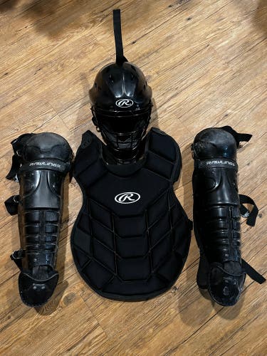 Used Rawlings Catcher's Set