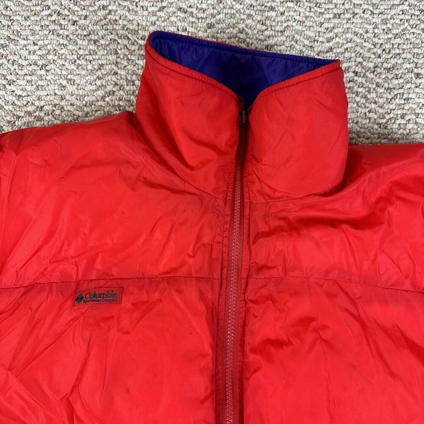 Vintage 1990s Columbia Sportswear Reversible Down Puffer Jacket