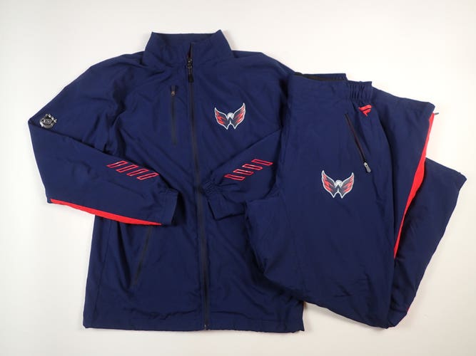 Washington Capitals TEAM ISSUED Fanatics Pro Stock NHL Rink Suit Tracksuit