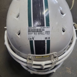 Used Schutt 2013 Recruit Hybrid Md Football Helmets
