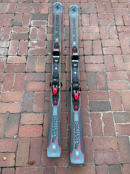 Used Men's 2019 Blizzard  174 cm All Mountain Quattro Skis With Bindings