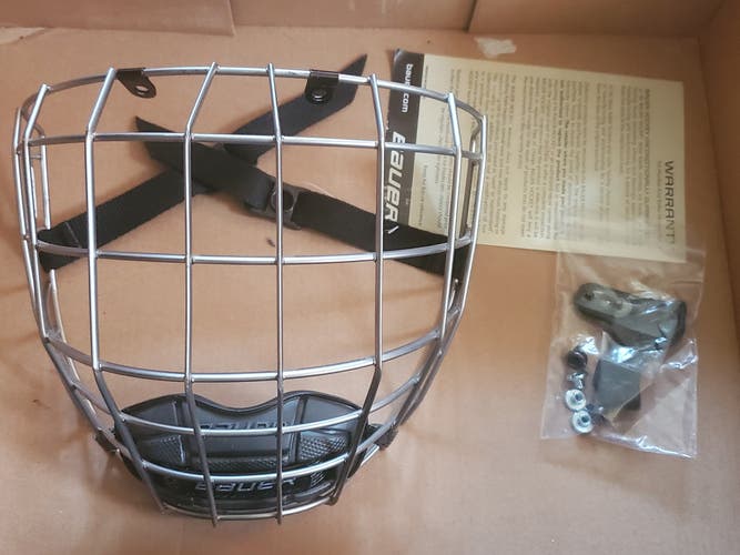 New Medium Bauer Profile III Facemask Full Cage