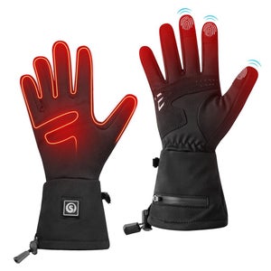 Heated Rechargeable Skiing Gloves 3 Heating Levels 7.4V 2200mAh Batteries Large