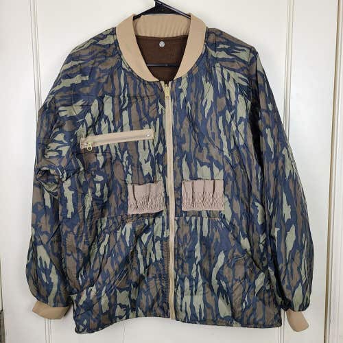 Vtg Gamehide Puffer Camo Reversible Hunting Jacket Insulated Men's Size: S