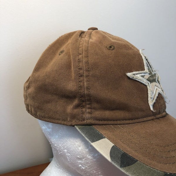 Dallas Cowboys Hat Strapback Cap NFL Football Camouflage Hunt Beige  Military TX