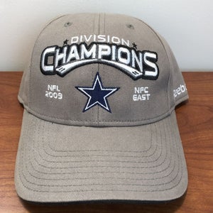 Dallas Cowboys Hat Strapback Cap NFL Football Reebok 2009 Division Champions TX