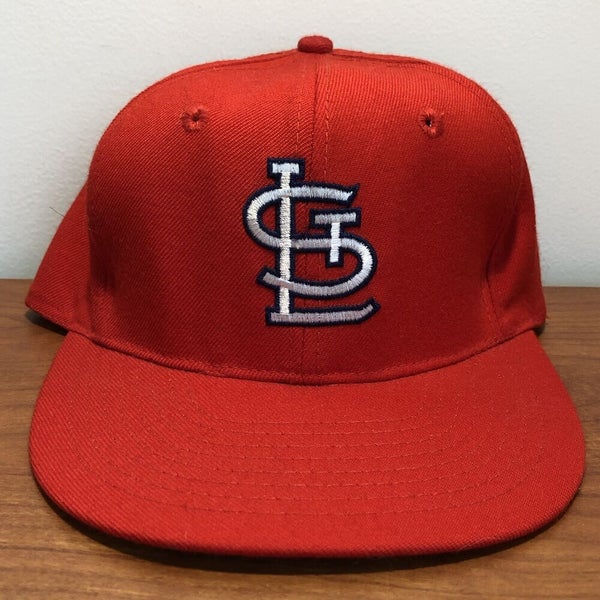 St Louis Cardinals Hat Baseball Cap Fitted 7 1/4 Leather Vintage