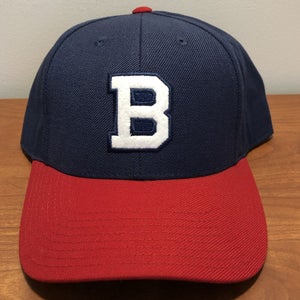 Boston Braves Hat Baseball Cap Fitted 7 5/8 American Needle MLB Retro Blue B
