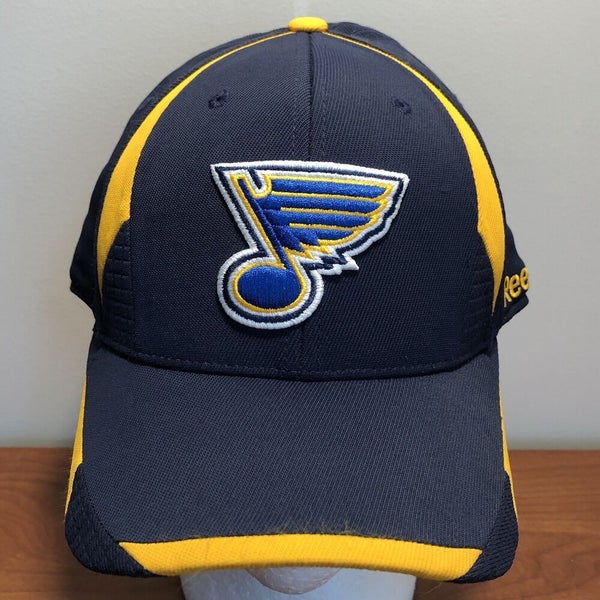 St Louis Blues Hat Cap Fitted Large Mens NHL Hockey 47 Blue Gray